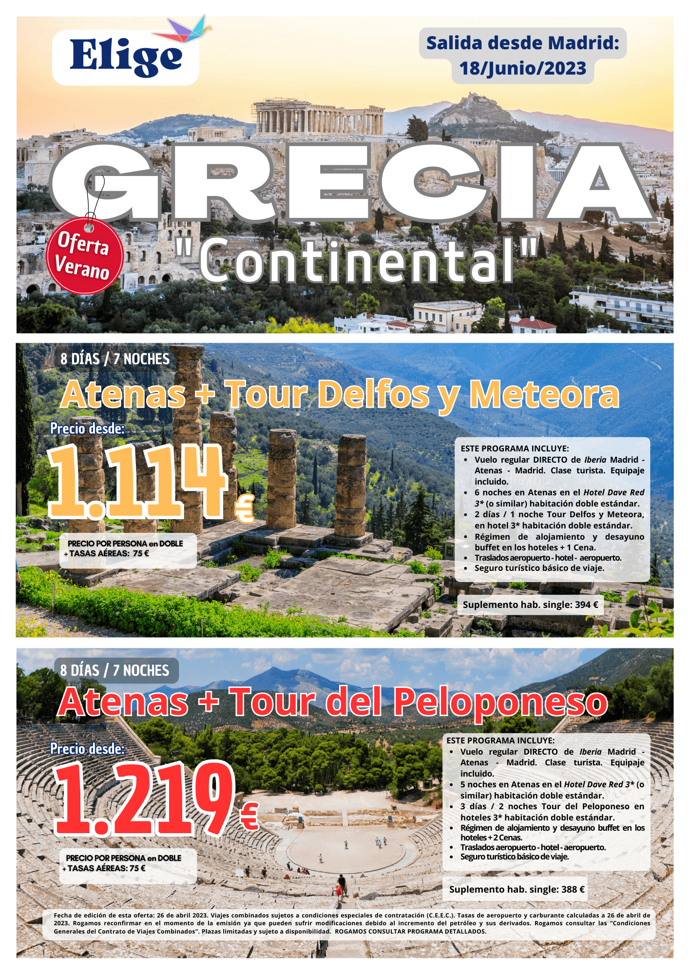 Ofertas Última Hora EUROPA
